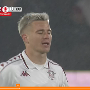 Claudiu Petrila, nemulțumit după ce a fost schimbat în CFR - Rapid // FOTO: captură Orange Sport