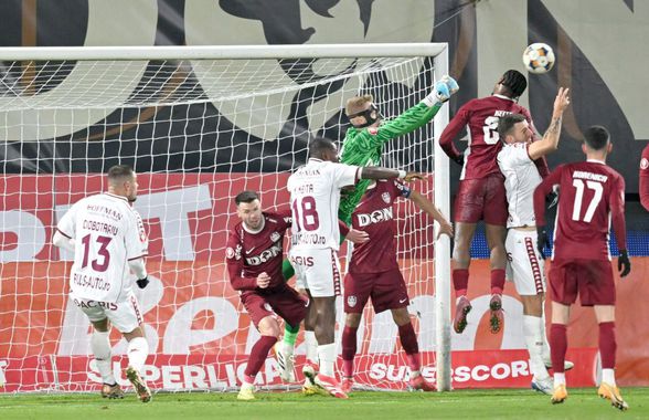 Lider spulberat în Gruia! Rapidistul Aioani i-a dat două mâini de ajutor lui Pancu și CFR Cluj vine lângă FCSB