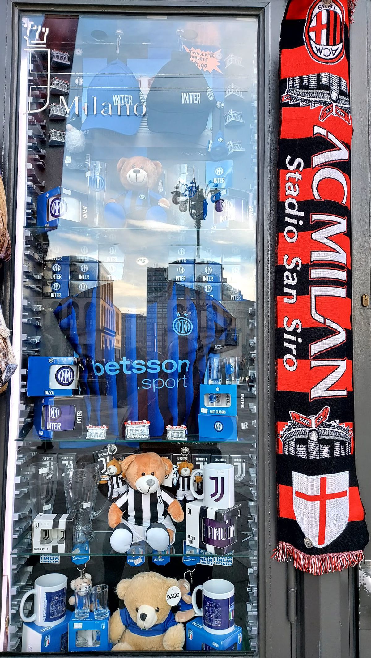 Imagini din Milano înainte de Inter - AC Milan