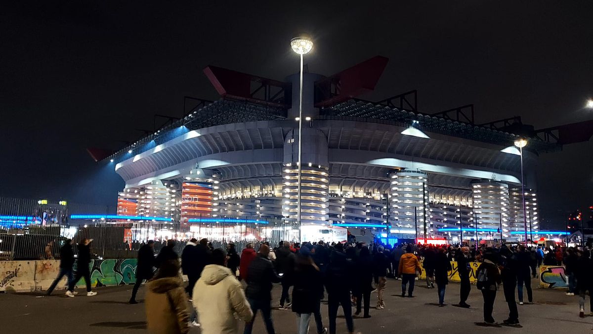 Imagini din Milano înainte de Inter - AC Milan