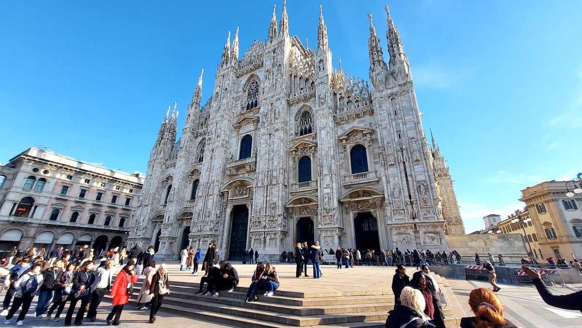 Imagini din Milano înainte de Inter - AC Milan