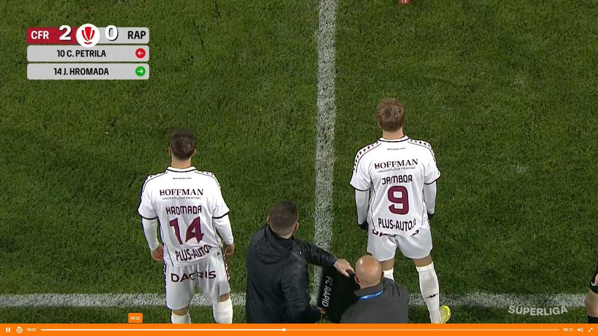 Rapidistul luat în colimator de Ovidiu Herea: „N-ai arătat nimic! De ce să fii nemulțumit?”