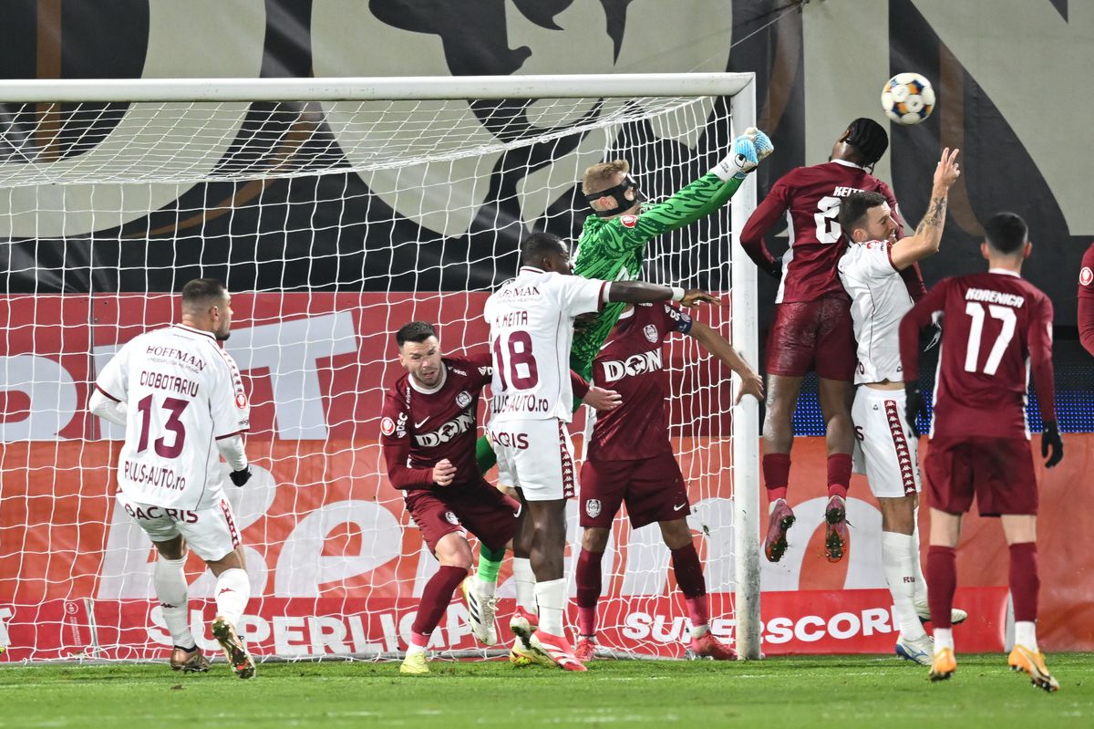 CFR Cluj - Rapid, etapa 17 din Superliga