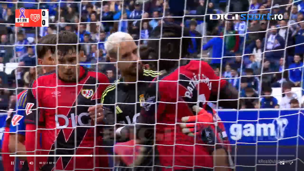 Andrei Rațiu l-a repezit și i-a cerut să iasă de pe teren! Românul, cel mai bun jucător al lui Rayo la Oviedo