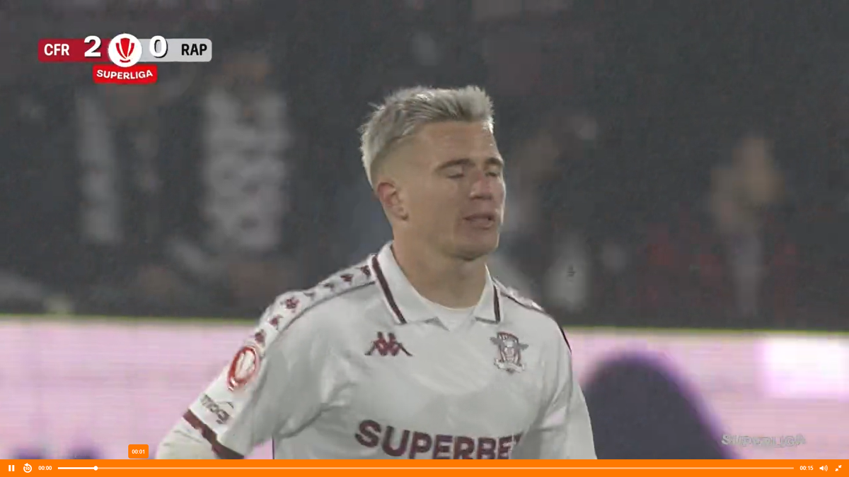 Rapidistul luat în colimator de Ovidiu Herea: „N-ai arătat nimic! De ce să fii nemulțumit?”