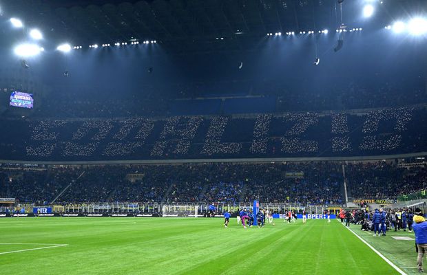 Nu s-a mai văzut în Inter - AC Milan! » Ce a apărut în peluza ultrașilor, la primul derby al lui Cristi Chivu