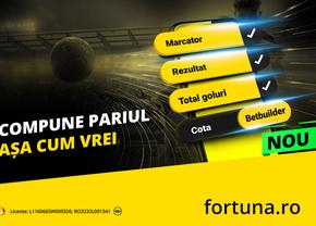 Câte pariuri din meci pui pe 1 bilet la Fortuna? Câte vrei