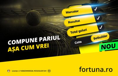 Câte pariuri din meci pui pe 1 bilet la Fortuna? Câte vrei