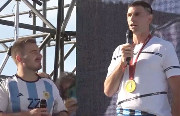 În aplauzele a peste 100.000 de oameni din orașul natal, Emi Martinez a explicat cum l-a intimidat pe Tchouameni în finală: „S-a dus naiba totul!”