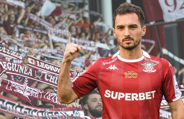 Florent Hasani, declarații de dragoste la primul interviu: „Cu Rapid am avut un sentiment venit din inimă că va fi o alegere bună”