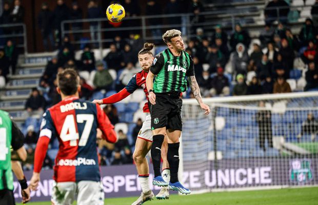 Echipa lui Radu Drăgușin a întors dramatic rezultatul cu Sassuolo! Ce notă a primit fundașul celor de la Genoa