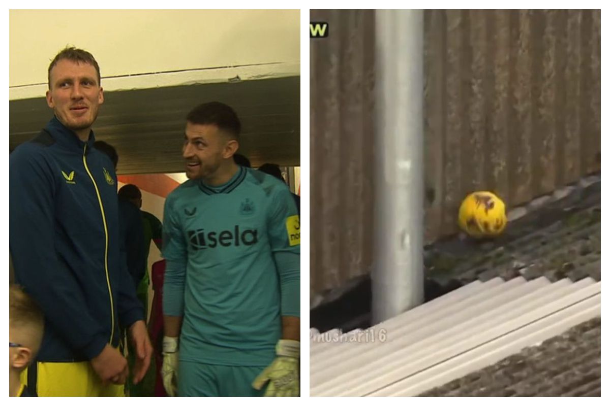 Momente penibile înaintea și în timpul meciului, pe cel mai urât stadion din istoria Premier League! Mingea s-a pierdut într-o gaură imensă