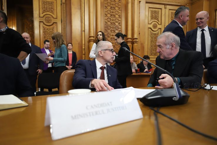 Gigi Becali în parlament / Foto: Dumitru Angelescu (Libertatea)