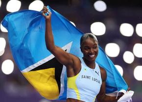 Julien Alfred, campioana olimpică la 100 metri, a vrut să se lase de sport » Întrebarea care a schimbat totul