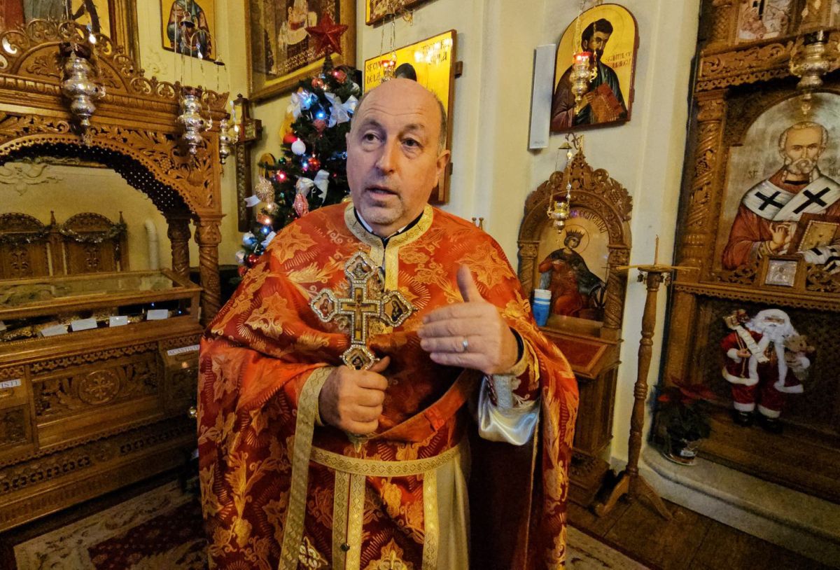 Părintele Filip, de la biserica românească din Genova, l-a avertizat pe Dan Șucu: „Genovezii sunt suspicioși la început. El trebuie să se țină de cuvânt”