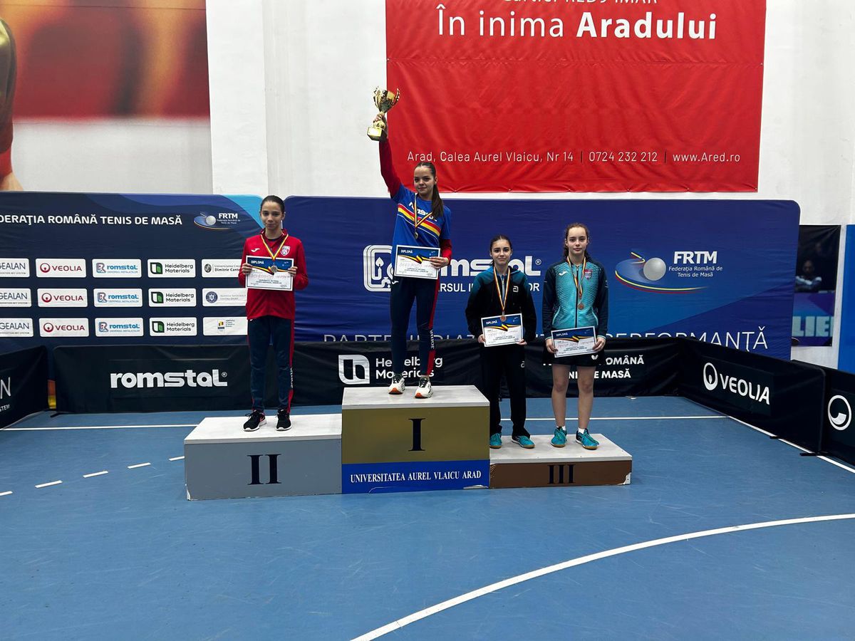 La 15 ani, Andreea Băiașu visează la Jocurile Olimpice: „Tenisul de masă este totul pentru mine. Uit de orice griji, mă face fericită!”