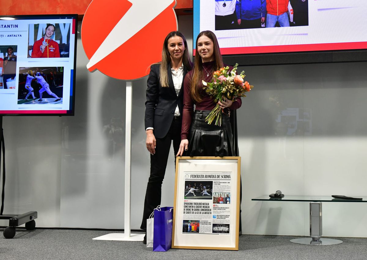 Amalia și Vlad Covaliu sunt sportivii anului 2025 la Federația Română de Scrimă
