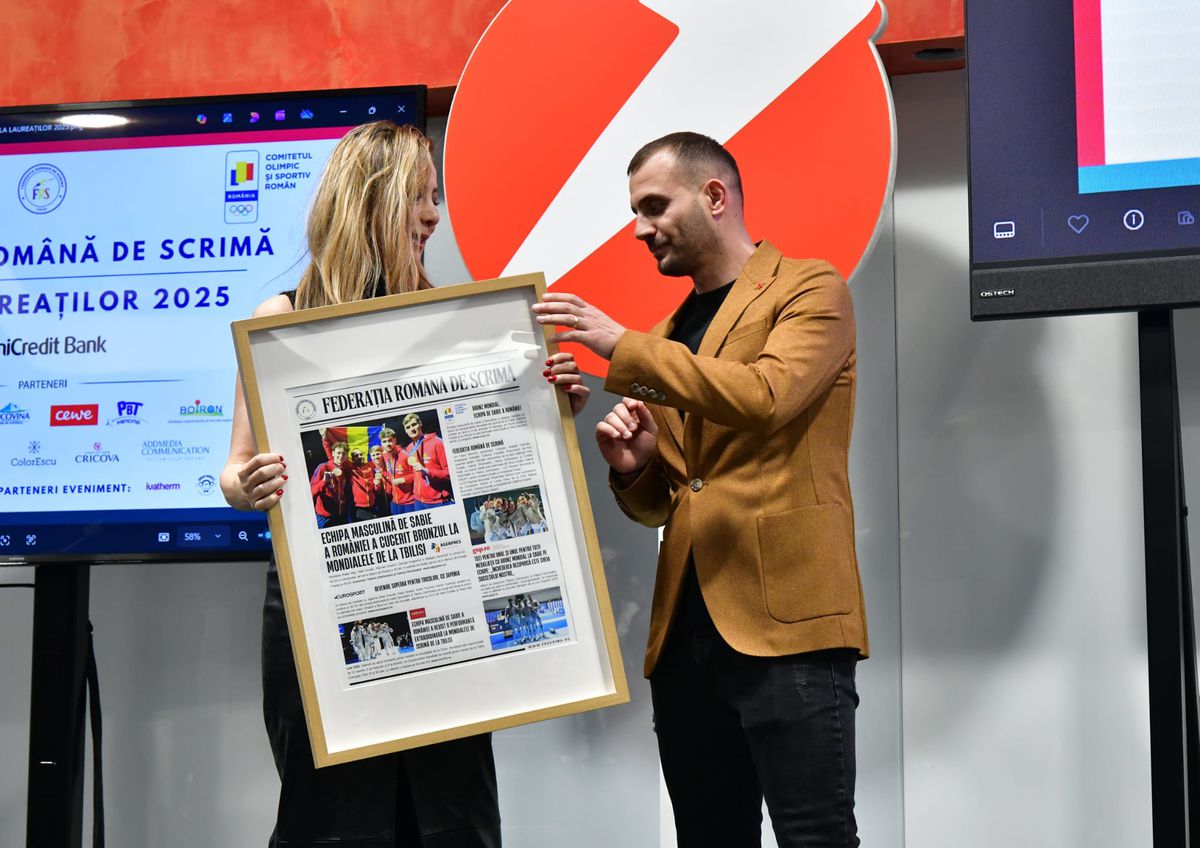 Amalia și Vlad Covaliu sunt sportivii anului 2025 la Federația Română de Scrimă