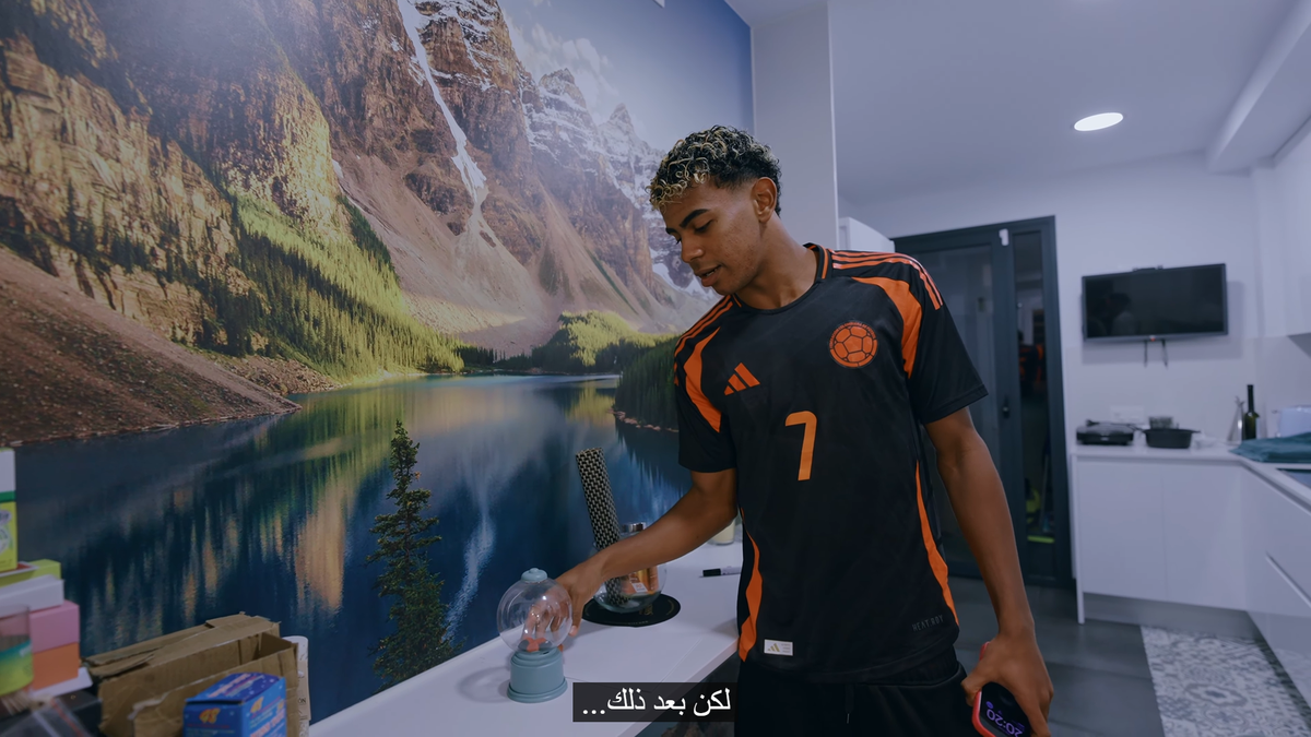 Lamine Yamal a făcut turul apartamentului