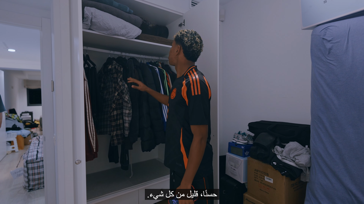 Lamine Yamal a făcut turul apartamentului