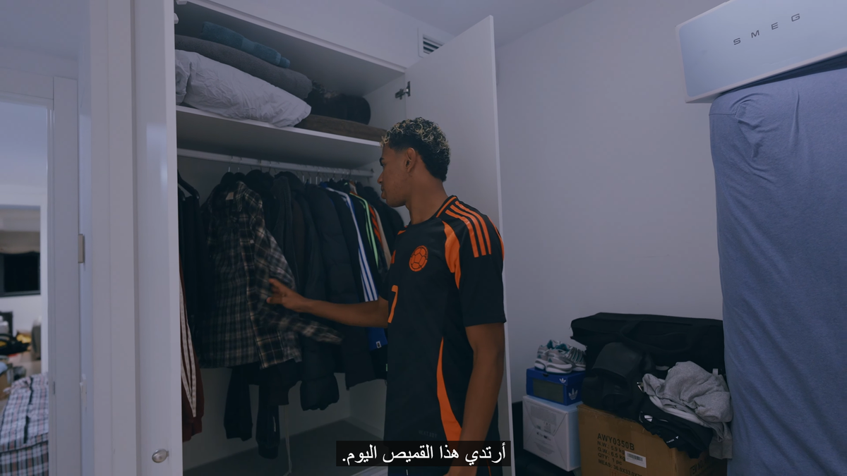 Lamine Yamal a făcut turul apartamentului