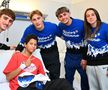 Cristi Chivu, Javier Zanetti, Denzel Dumfries și Pio Esposito, în vizită la copiii din Spitalul San Raffaele