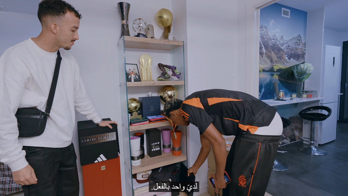 Lamine Yamal a făcut turul apartamentului