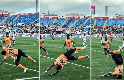 Aproape de o tragedie la Cupa Africii! A vrut să sărbătorească golul din prelungiri și a riscat să își rupă coloana