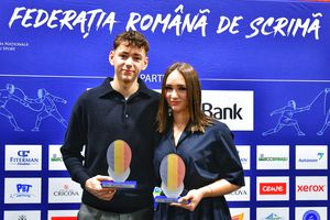 Amalia și Vlad Covaliu sunt sportivii anului 2025 la Federația Română de Scrimă
