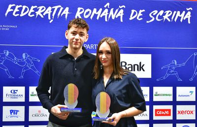 Amalia și Vlad Covaliu sunt sportivii anului 2025 la Federația Română de Scrimă