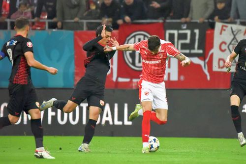 Balint Szabo, în meciul cu Dinamo, ultimul în care a fost titular în Superliga pentru ciucani/ foto: Facebook @Csikszereda