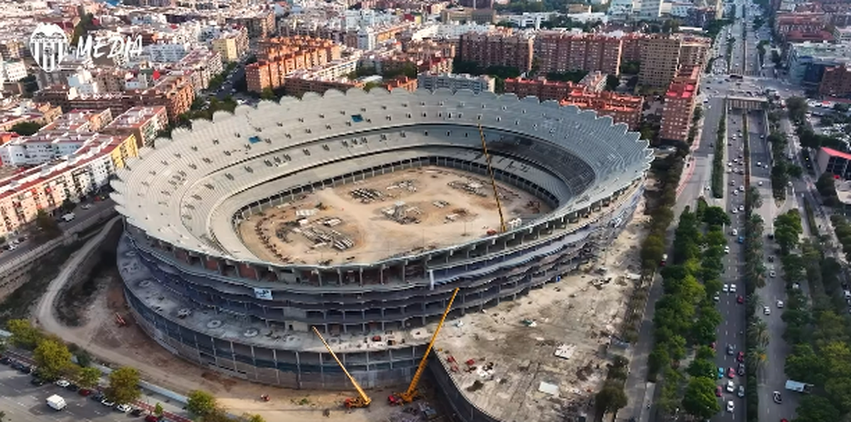 „Nou Mestalla”, stadiul lucrărilor la finalul lui 2025