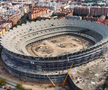 Stadiul lucrărilor la „Nou Mestalla”, decembrie 2025 / foto: captură Facebook Valencia CF