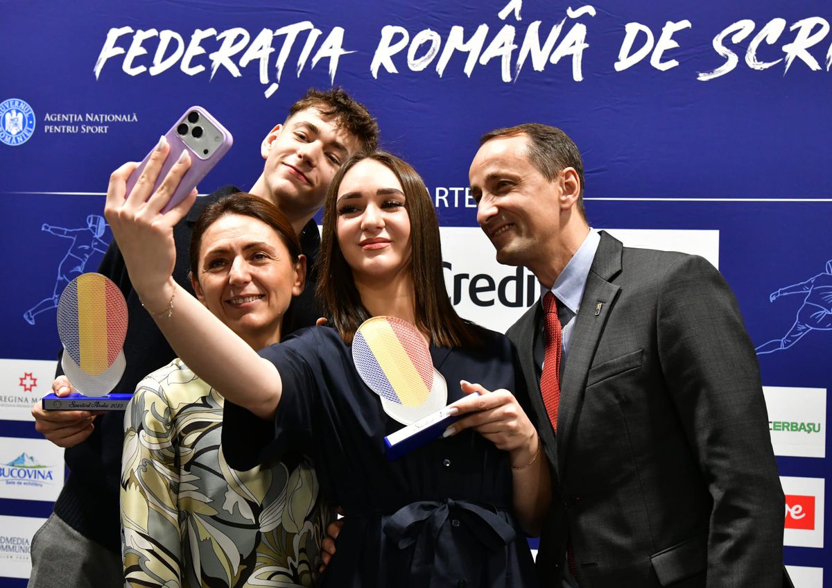 Amalia și Vlad Covaliu sunt sportivii anului 2025 la Federația Română de Scrimă