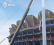 Stadiul lucrărilor la „Nou Mestalla”, decembrie 2025 / foto: captură Facebook Valencia CF