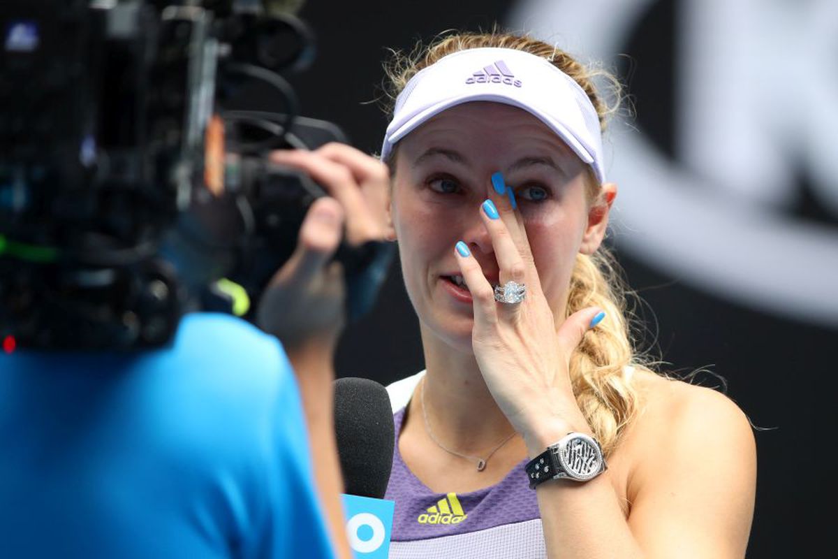 Caroline Wozniacki, ultimul meci