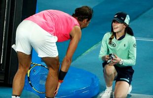 AUSTRALIAN OPEN // VIDEO+FOTO Ce nu s-a văzut la TV: Rafael Nadal a căutat-o la vestiare pe fetița de mingi lovită în cap » A urmat un nou moment special