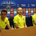 Sergio Busquets, Andres Iniesta și Xavi FOTO IMAGO