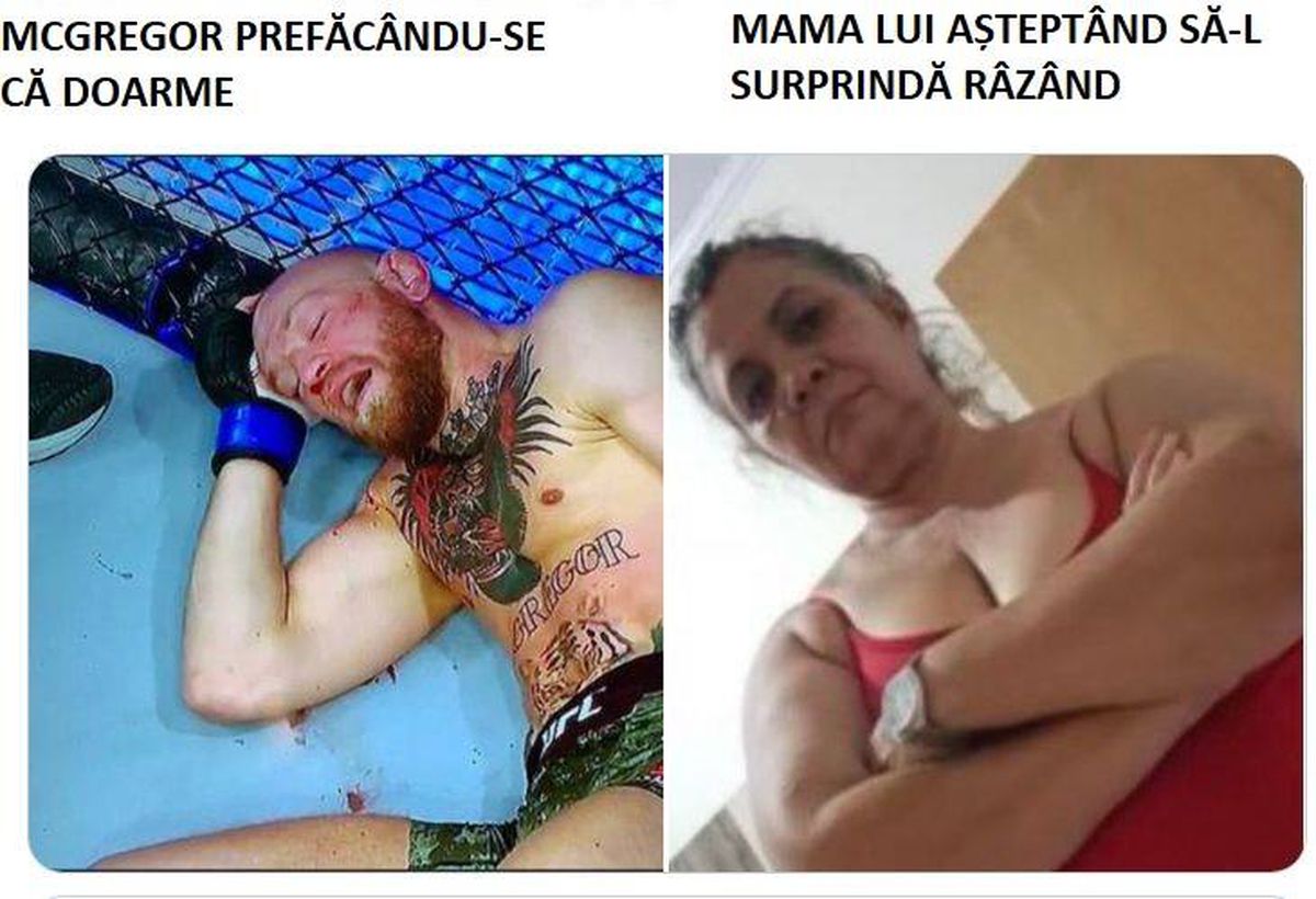 FOTO + VIDEO Cele mai bune glume după ce Dustin Poirier „i-a dat somn” lui Conor McGregor la UFC 257