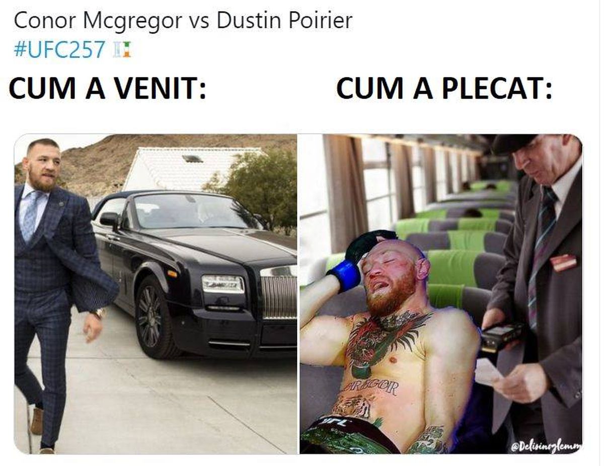 Conor McGregor - Dustin Poirier memes