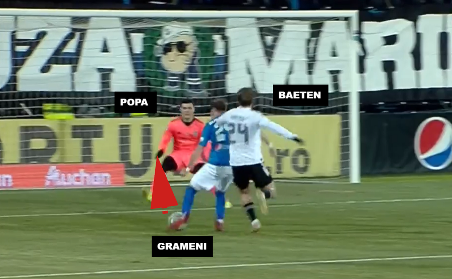 Reflexul lui Popa îi salvează pe olteni Atacul începutului de an în Liga 1 » Cum a zdruncinat-o Hagi pe FCU Craiova