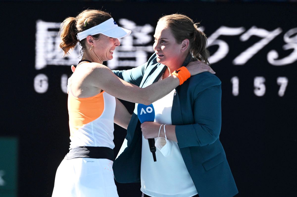 Alize Cornet, interviu cu ochii în lacrimi » A felicitat-o pe Simona și a îmbrățișat-o pe interviatoare: „Modul în care ai trecut peste probleme... ești incredibilă!”