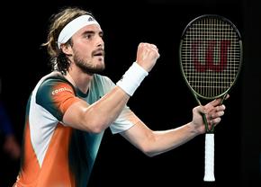 Stefanos Tsitsipas e în sferturile de finală de la Australian Open, după un meci maraton de 5 seturi