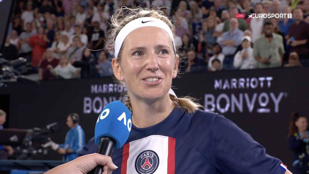 De ce poartă Victoria Azarenka tricoul cu PSG la Australian Open: „E visul fiului meu!”