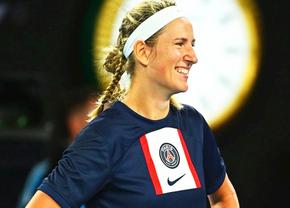 De ce poartă Victoria Azarenka tricoul cu PSG la Australian Open: „E visul fiului meu!”