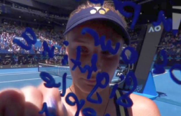 Mesajul scris pe cameră de Dayana Yastremska, ucraineanca ajunsă în semifinalele Australian Open
