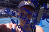 Mesajul scris pe cameră de Dayana Yastremska, ucraineanca ajunsă în semifinalele Australian Open