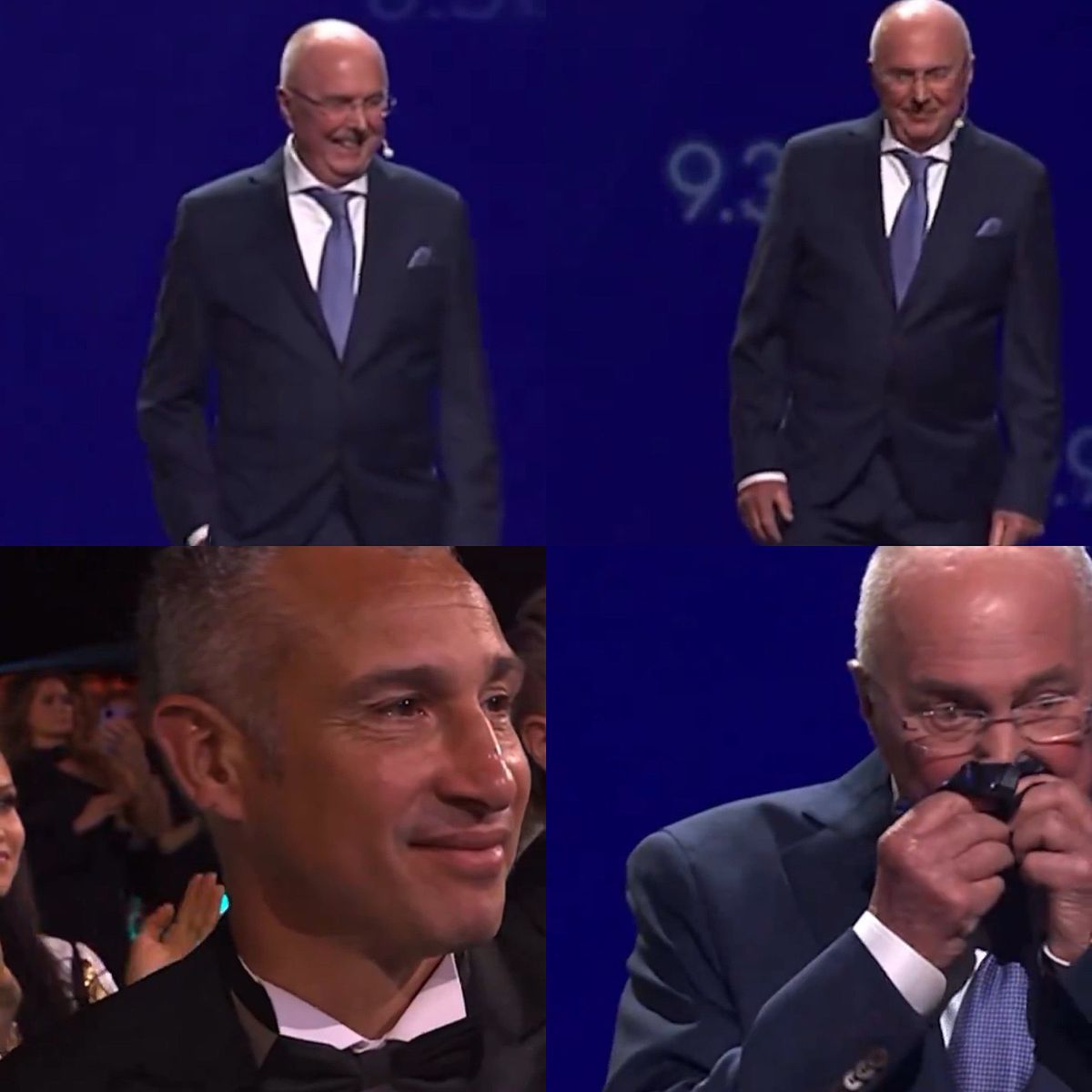 Piele de găină! » Henrik Larsson și o sală întreagă în lacrimi în momentul apariției pe scenă a lui Sven-Goran Eriksson, bolnav în stadiu terminal