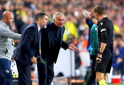 Jose Mourinho în Fenerbahce - Lyon 0-0, foto: Guliver/gettyimages