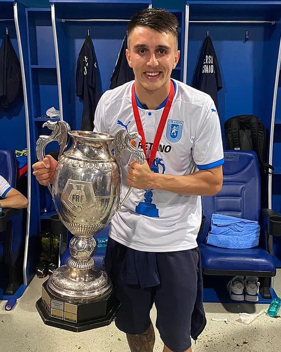Ștefan Vlădoiu / foto: Universitatea Craiova Facebook Mihai Rotaru n-a putut să îl păstreze! Universitatea Craiova a confirmat despărțirea de un fotbalist important